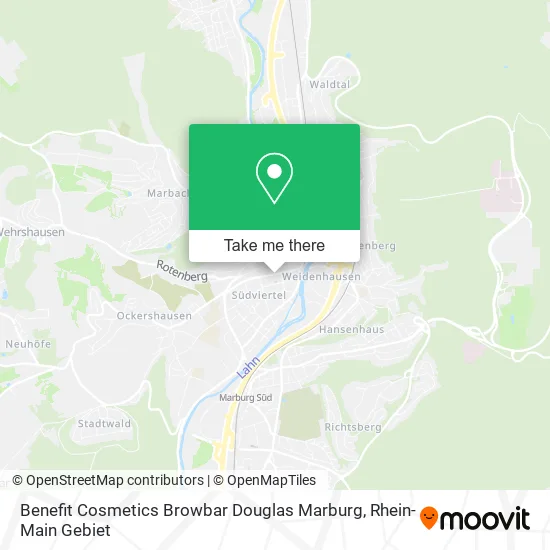 Карта Benefit Cosmetics Browbar Douglas Marburg