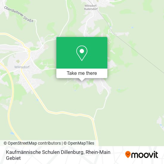 Kaufmännische Schulen Dillenburg map