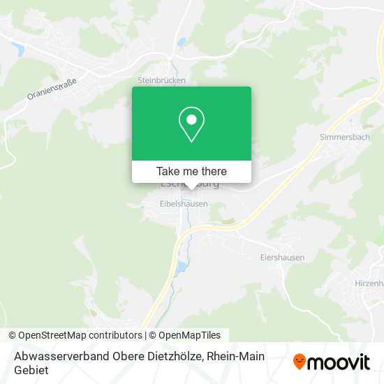 Abwasserverband Obere Dietzhölze map