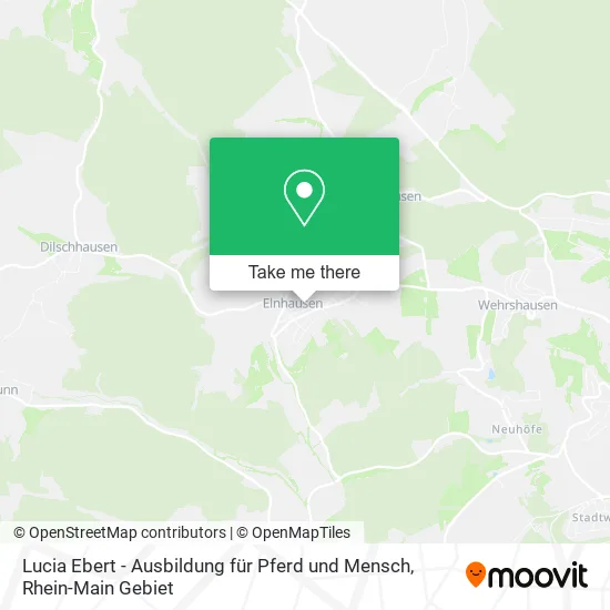 Карта Lucia Ebert - Ausbildung für Pferd und Mensch