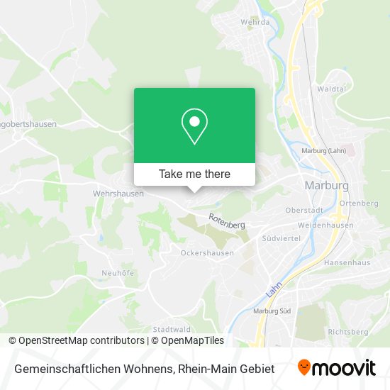 Gemeinschaftlichen Wohnens map