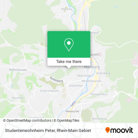 Карта Studentenwohnheim Peter