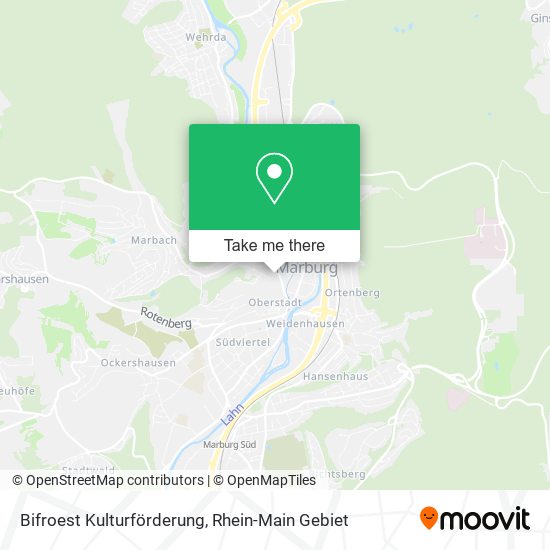 Bifroest Kulturförderung map