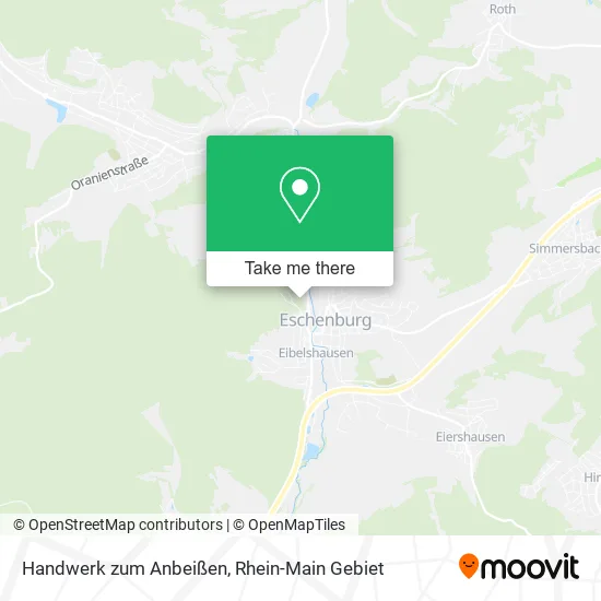 Карта Handwerk zum Anbeißen