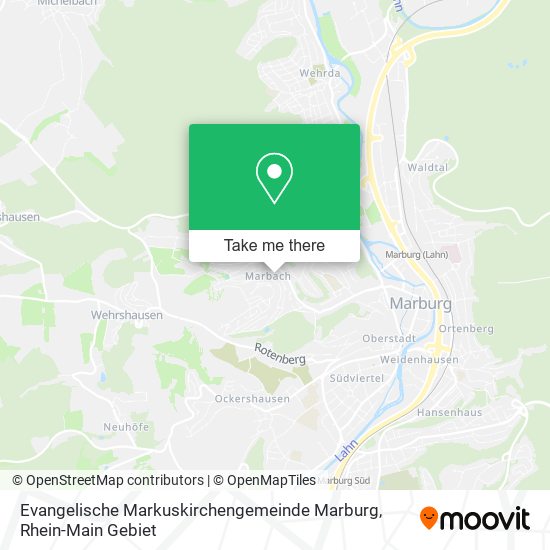 Evangelische Markuskirchengemeinde Marburg map