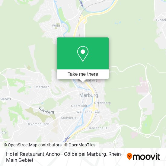 Hotel Restaurant Ancho - Cölbe bei Marburg map