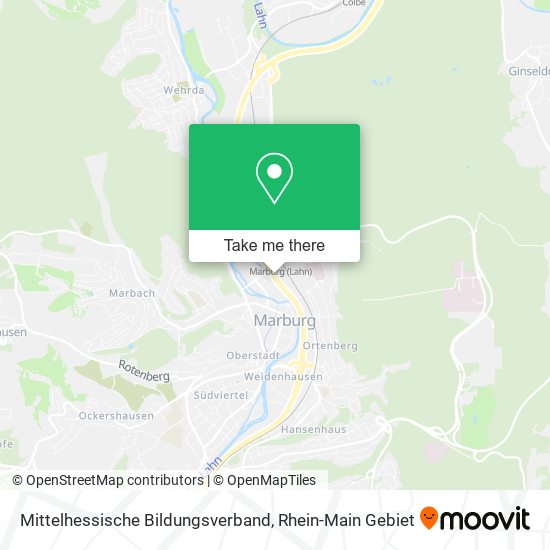 Mittelhessische Bildungsverband map