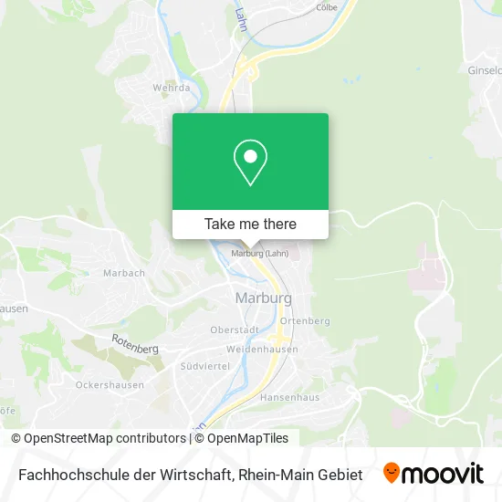 Карта Fachhochschule der Wirtschaft