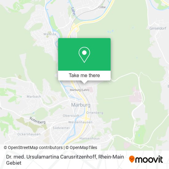 Dr. med. Ursulamartina Carusritzenhoff map