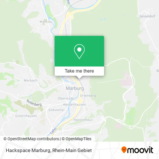 Карта Hackspace Marburg