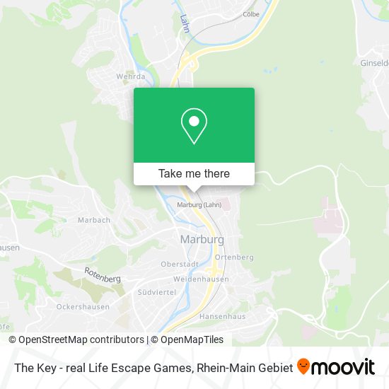 The Key - real Life Escape Games map
