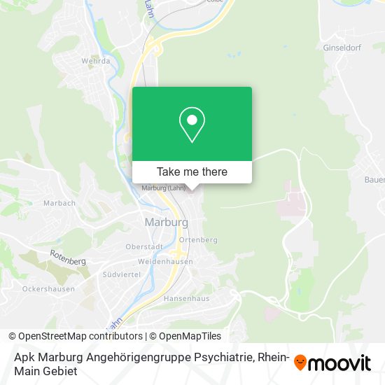 Apk Marburg Angehörigengruppe Psychiatrie map