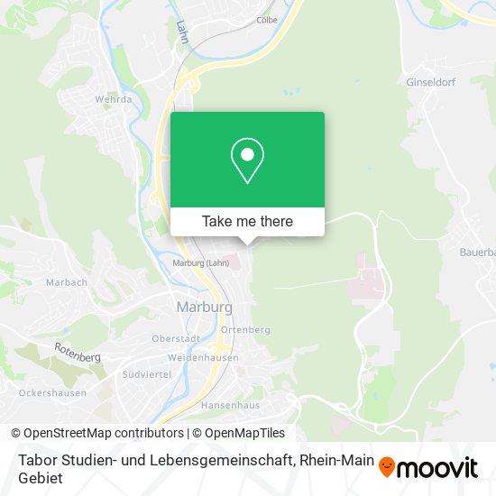 Tabor Studien- und Lebensgemeinschaft map