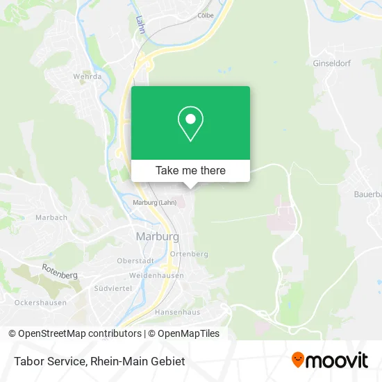 Карта Tabor Service