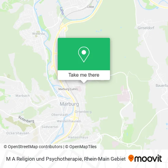 Карта M A Religion und Psychotherapie