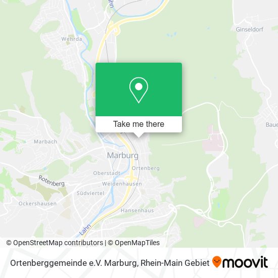Ortenberggemeinde e.V. Marburg map