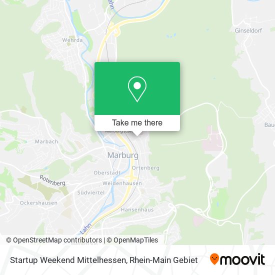 Startup Weekend Mittelhessen map
