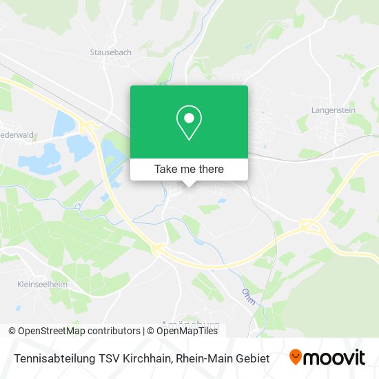 Tennisabteilung TSV Kirchhain map