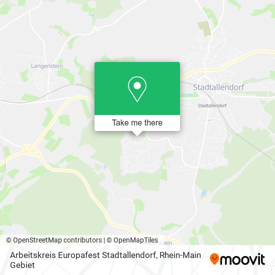 Arbeitskreis Europafest Stadtallendorf map