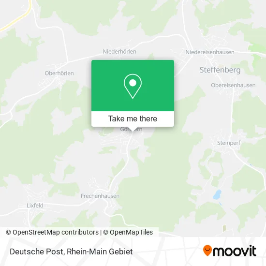 Карта Deutsche Post