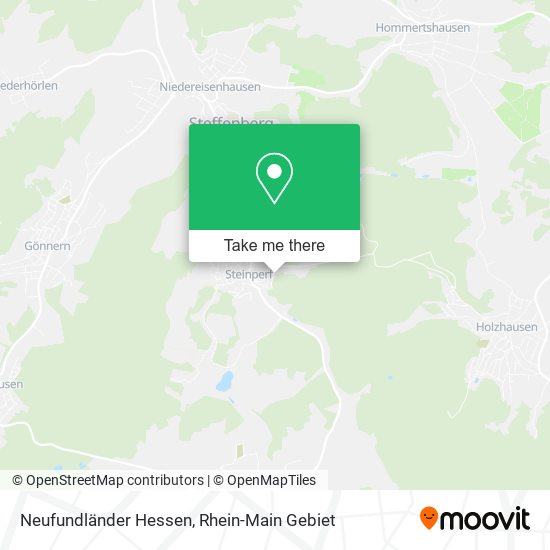 Neufundländer Hessen map