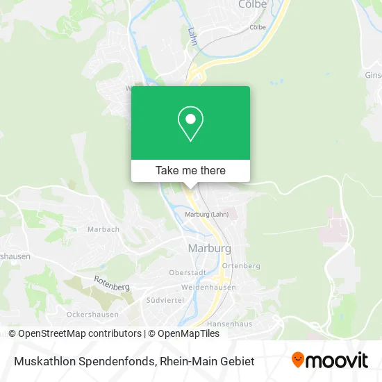 Muskathlon Spendenfonds map