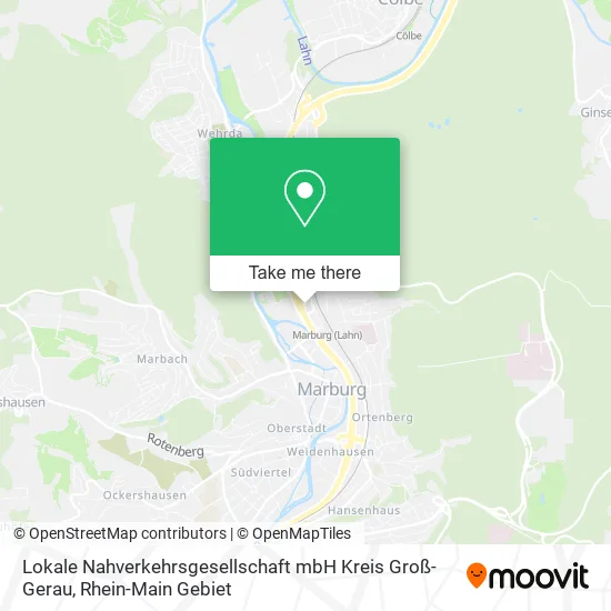 Lokale Nahverkehrsgesellschaft mbH Kreis Groß-Gerau map
