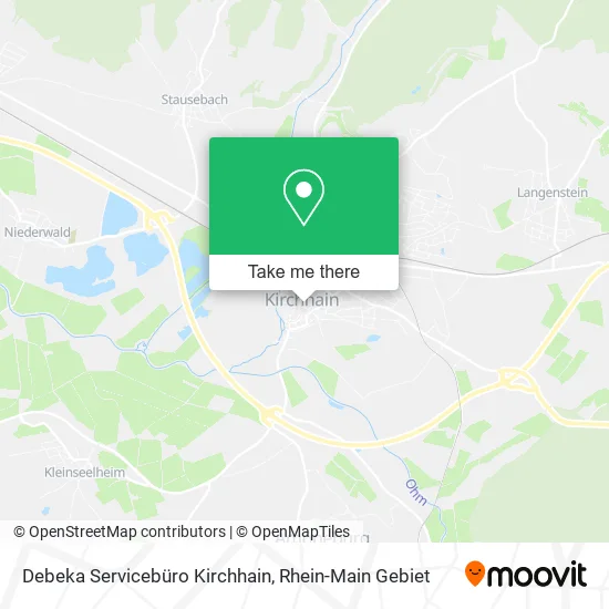 Карта Debeka Servicebüro Kirchhain