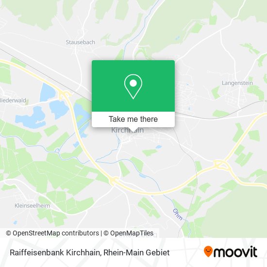 Raiffeisenbank Kirchhain map