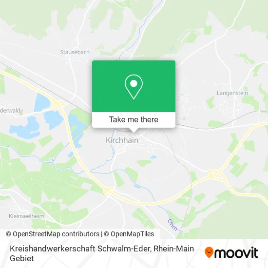 Карта Kreishandwerkerschaft Schwalm-Eder