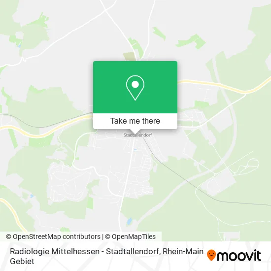 Карта Radiologie Mittelhessen - Stadtallendorf
