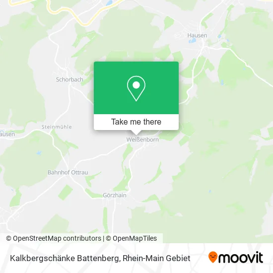 Карта Kalkbergschänke Battenberg