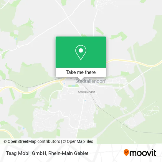 Карта Teag Mobil GmbH