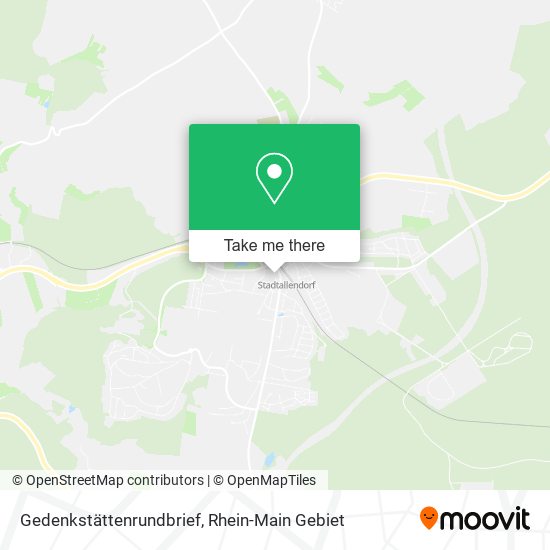 Gedenkstättenrundbrief map