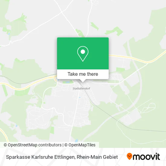 Карта Sparkasse Karlsruhe Ettlingen