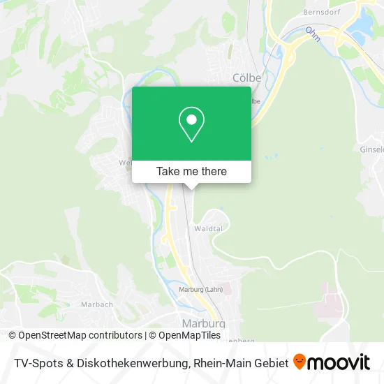 Карта TV-Spots & Diskothekenwerbung