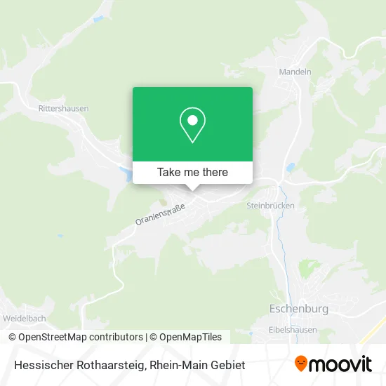 Карта Hessischer Rothaarsteig