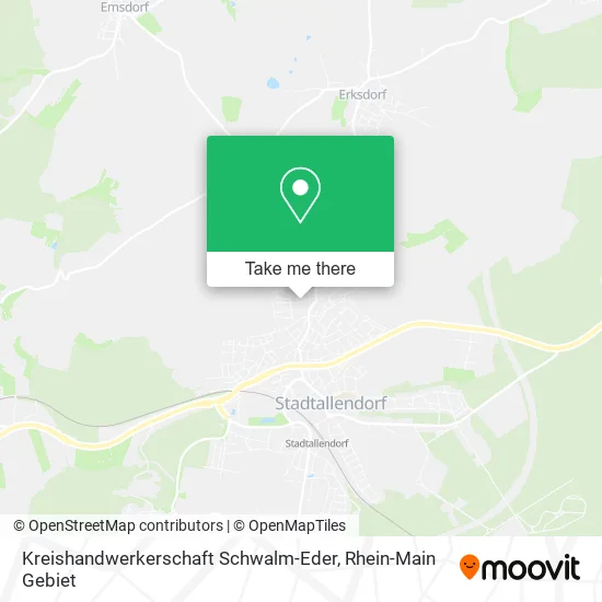 Карта Kreishandwerkerschaft Schwalm-Eder