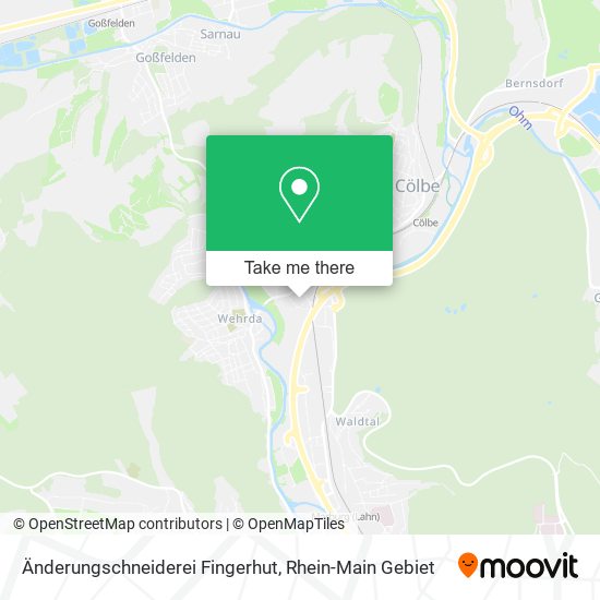 Änderungschneiderei Fingerhut map