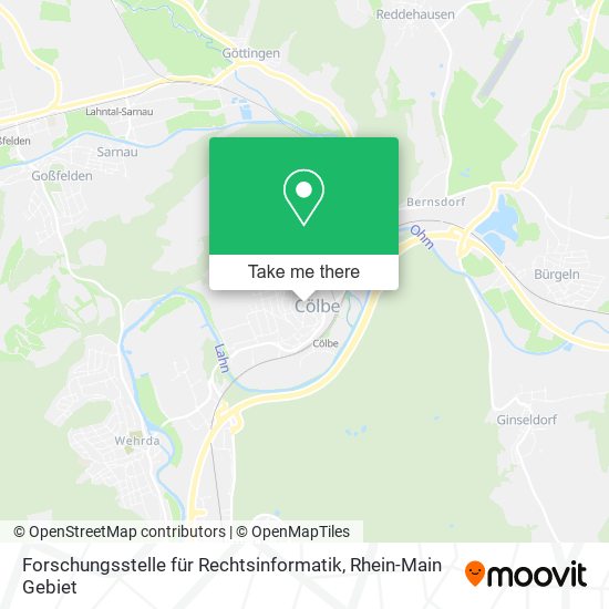 Карта Forschungsstelle für Rechtsinformatik