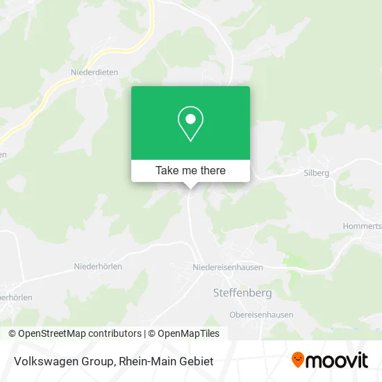 Карта Volkswagen Group