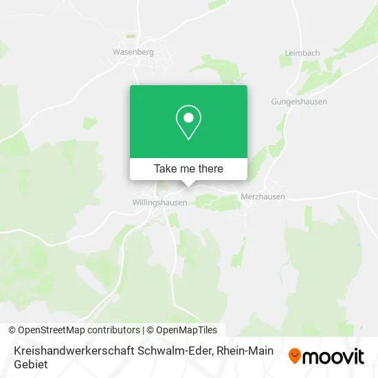 Карта Kreishandwerkerschaft Schwalm-Eder