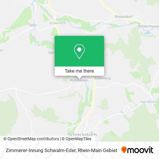 Карта Zimmerer-Innung Schwalm-Eder