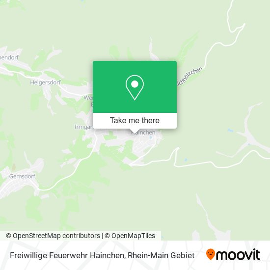 Карта Freiwillige Feuerwehr Hainchen
