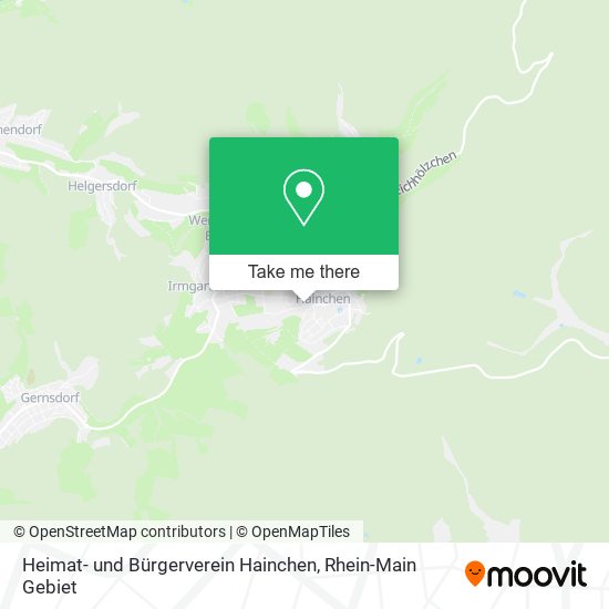 Heimat- und Bürgerverein Hainchen map