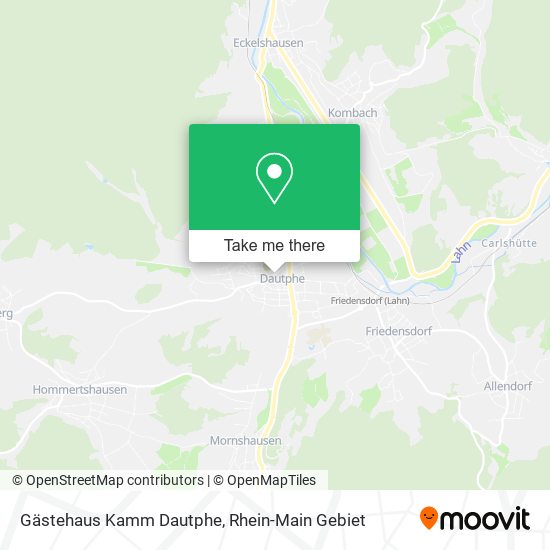 Gästehaus Kamm Dautphe map