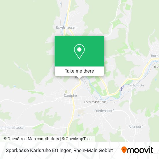Sparkasse Karlsruhe Ettlingen map