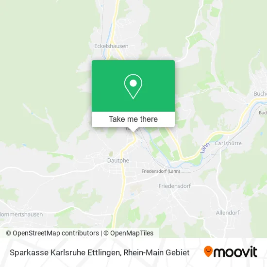 Карта Sparkasse Karlsruhe Ettlingen