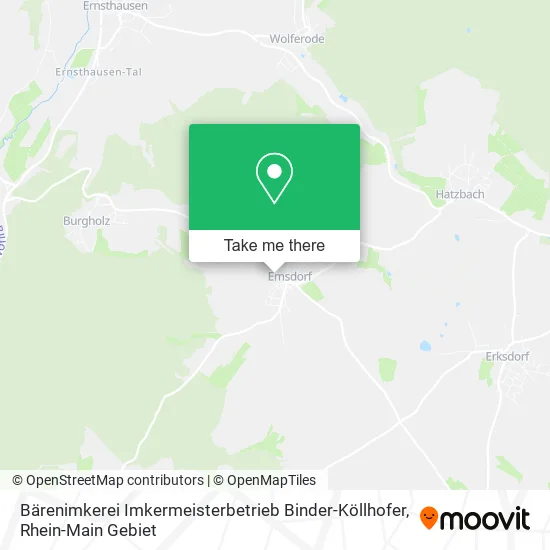 Карта Bärenimkerei Imkermeisterbetrieb Binder-Köllhofer