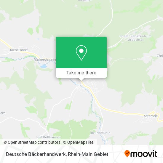Deutsche Bäckerhandwerk map